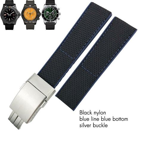 breitling avenger rubber with deployment clasp|breitling armbands for sale.